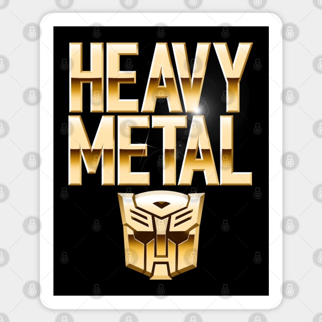 HEAVY METAL AUTOBOT Sticker by ROBZILLA